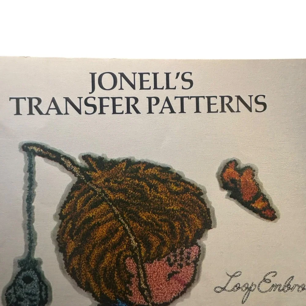 Jonells‎ Transfer Patterns No 505 Vintage Loop Embroidery 68 Iron On Transfers
